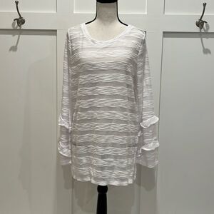 INC White LS Top